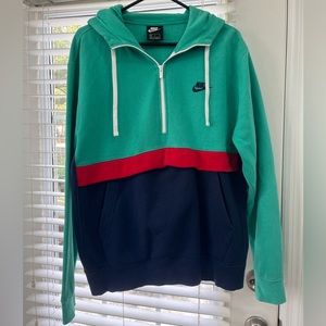 Tri-color nike hoodie